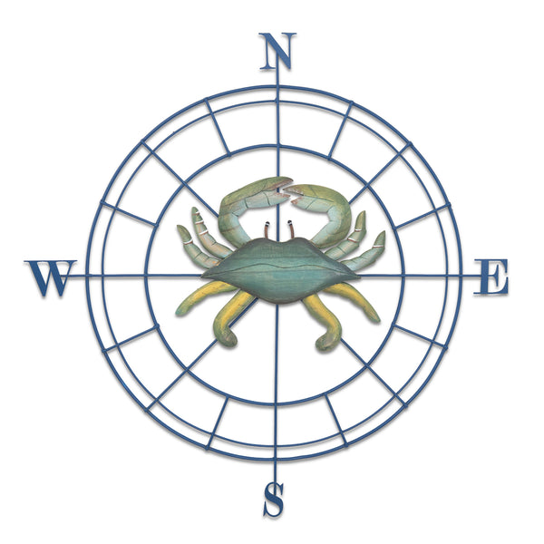 Crab Compass Wall Art