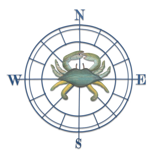 Crab Compass Wall Art