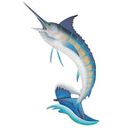 Jumping Marlin Metal Wall Art