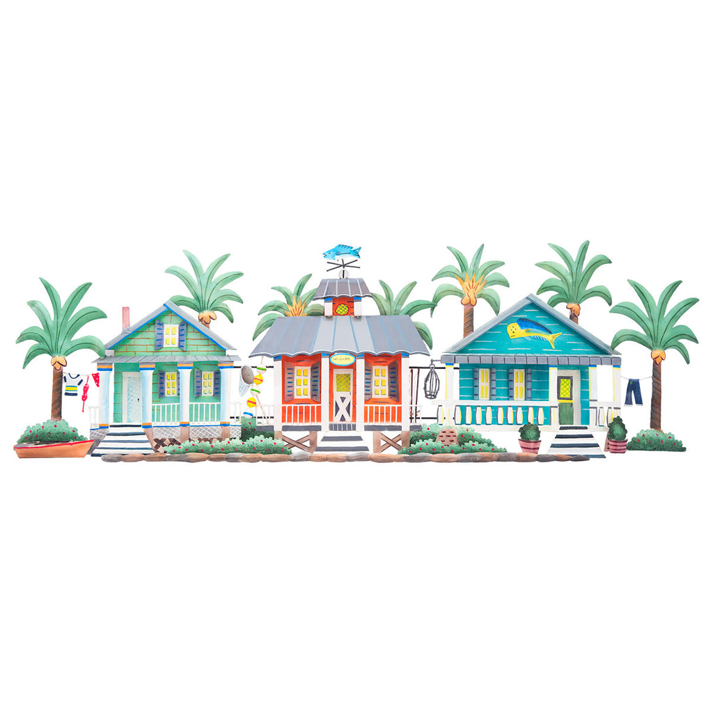Tropical Village Wall Art