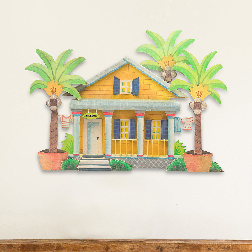 Island Home Wall Art - Yellow