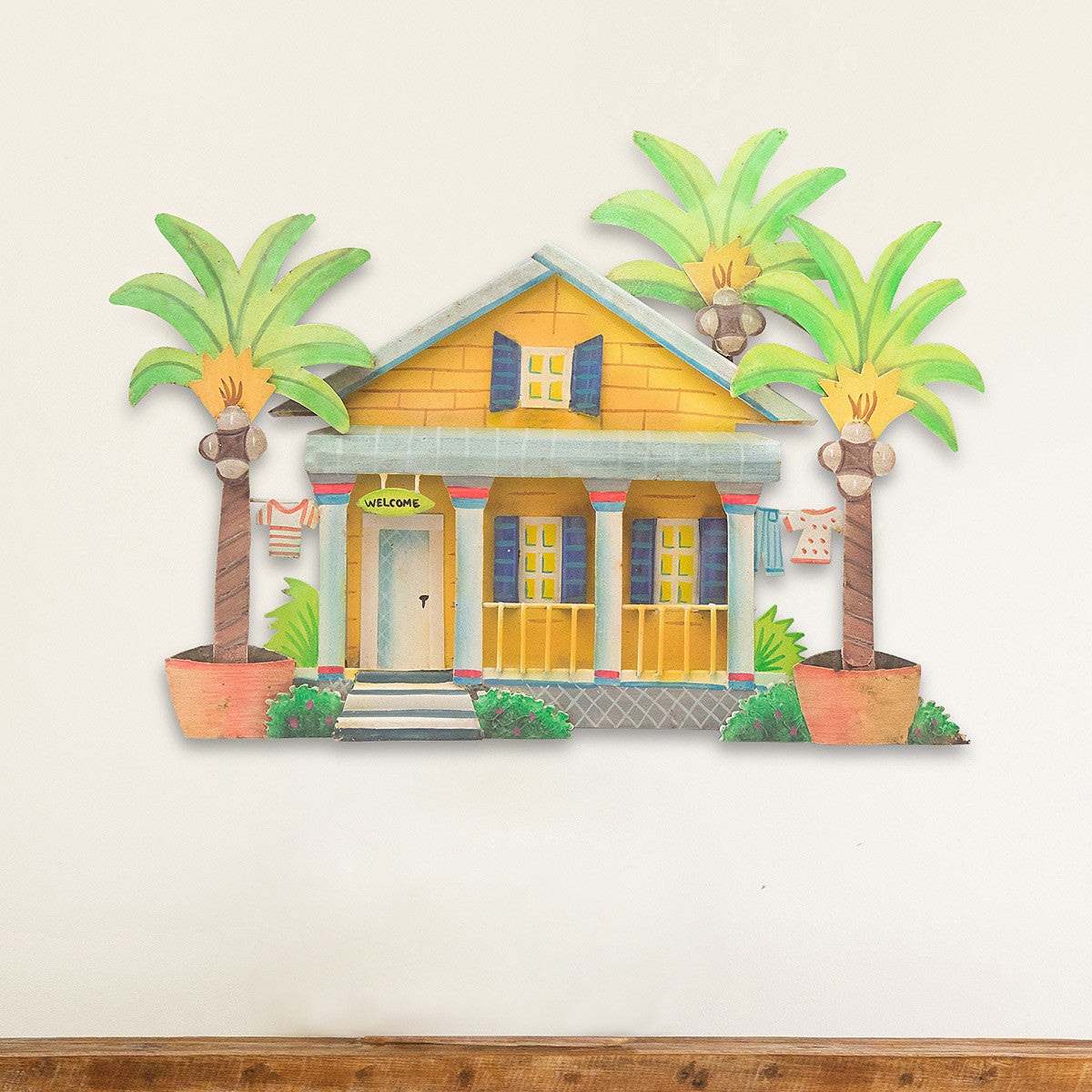 Island Home Wall Art - Yellow