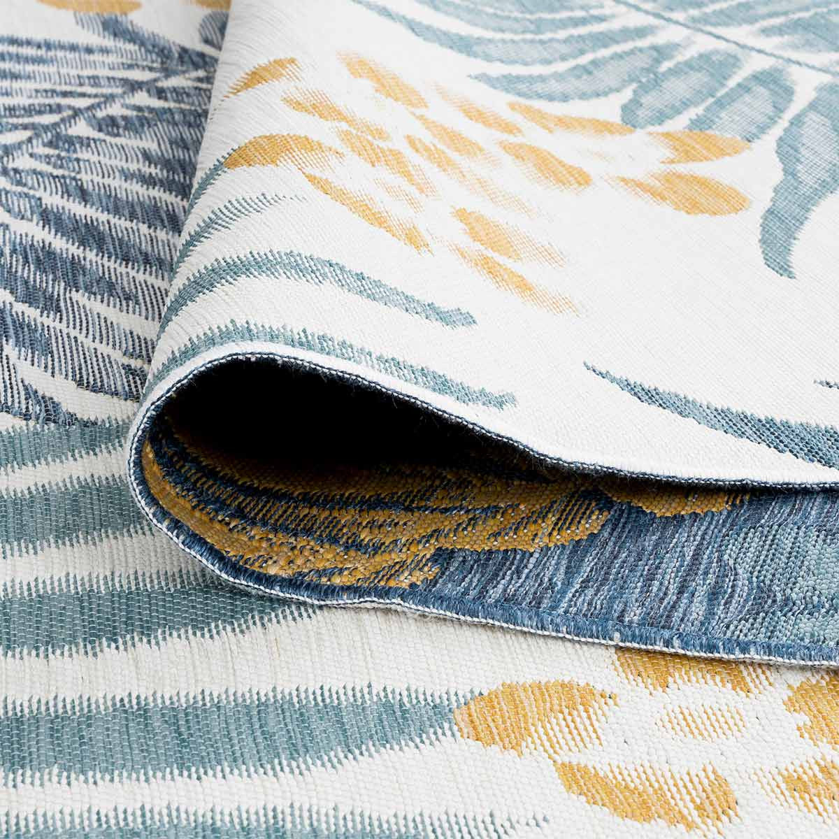 Palm Island Blue & Gold Rug Collection