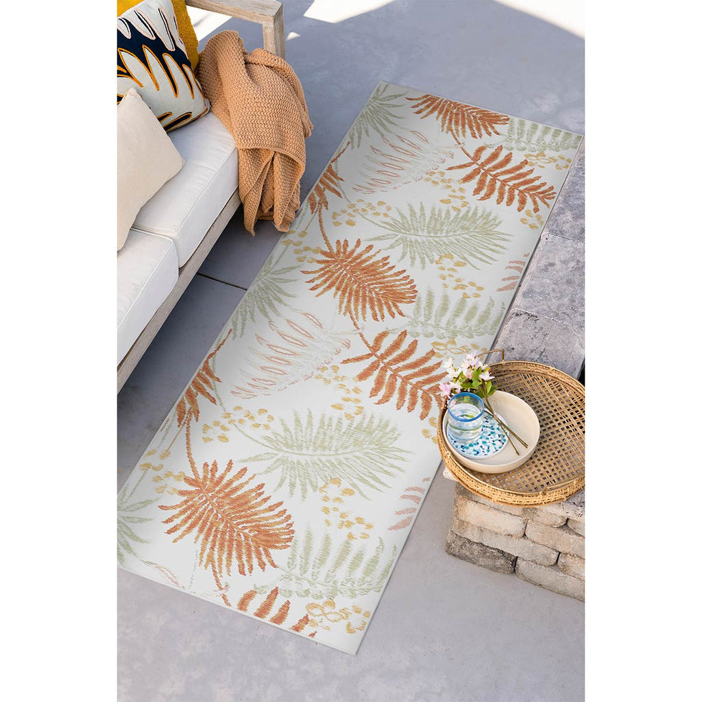 Palm Island Sunset Orange Indoor/Outdoor Rug - 2 x 8