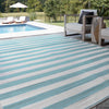 Beach Day Stripes Indoor/Outdoor Utility Mat - 9 x 12