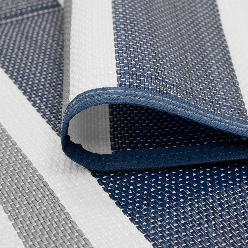 Yacht Club Stripes Indoor/Outdoor Utility Mat - 4 x 6 - OUT OF STOCK UNTIL 09/02/2026