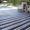 Yacht Club Stripes Indoor/Outdoor Utility Mat - 8 x 10