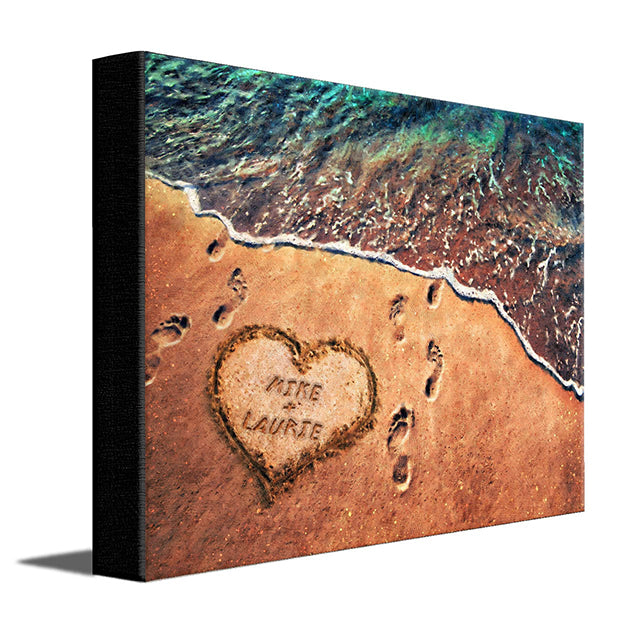 Seashore Love Personalized Wall Art