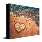 Seashore Love Personalized Wall Art