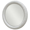 Key Largo Round Mirror - White