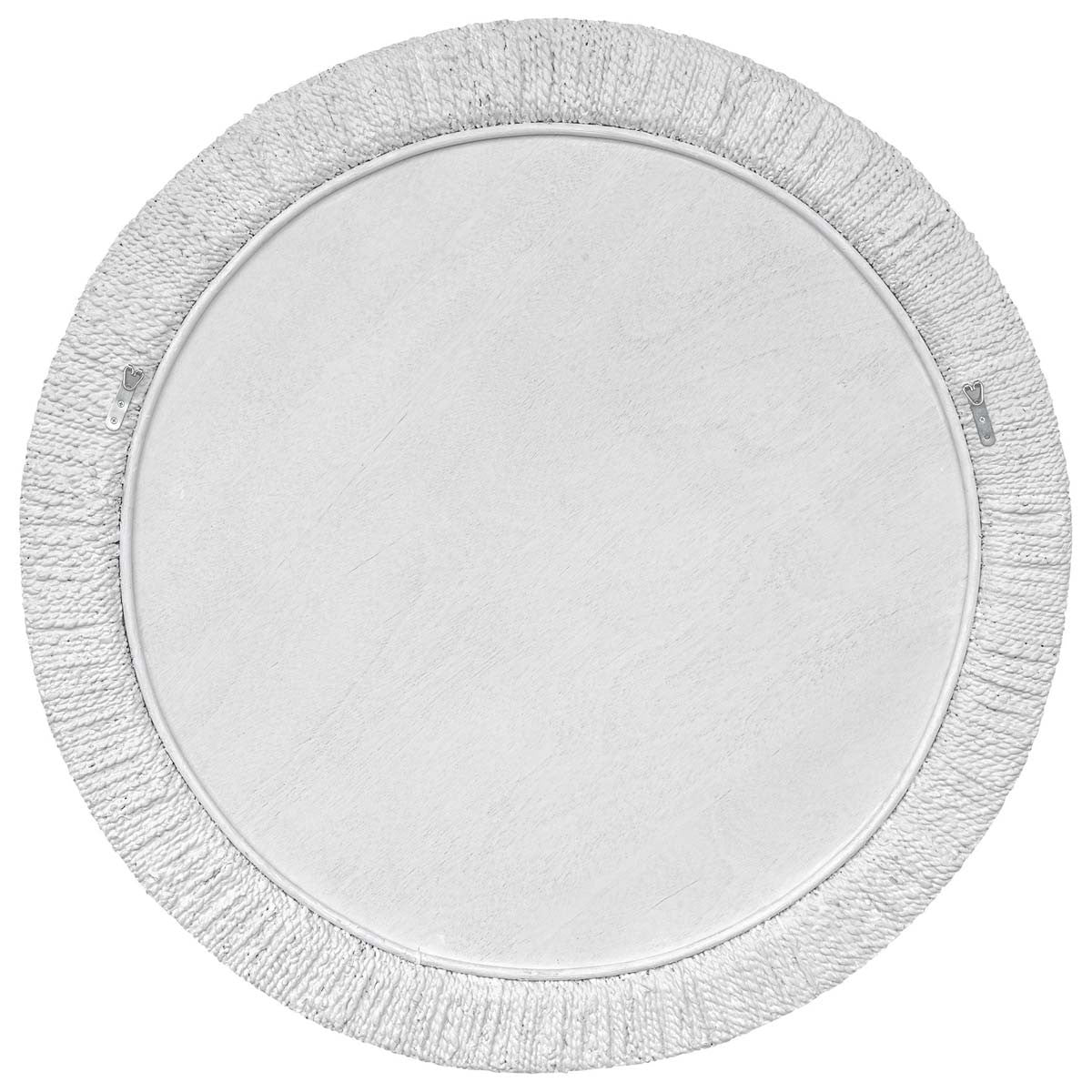 Key Largo Round Mirror - White