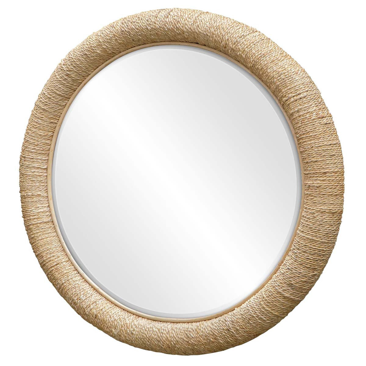 Key Largo Round Mirror - Natural