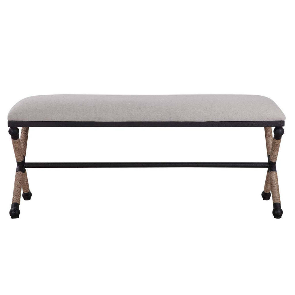 Fishermans Cove Cream Bench - Large