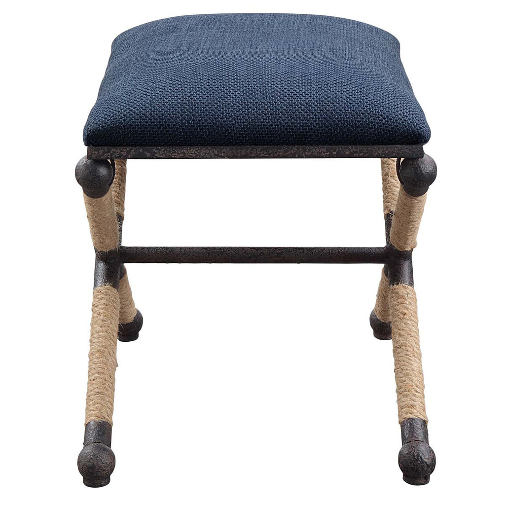 Fishermans Cove Navy Bench - Small