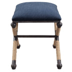 Fishermans Cove Navy Bench - Small
