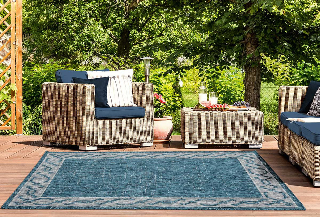 Charlotte Aqua Rug - 8 x 11 - OUT OF STOCK UNTIL 09/14/2026