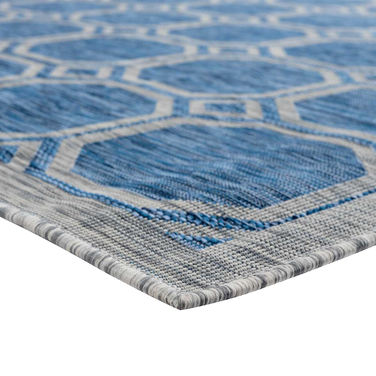 Providence Aqua Rug - 5 x 8