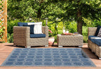 Providence Aqua Rug - 5 x 8