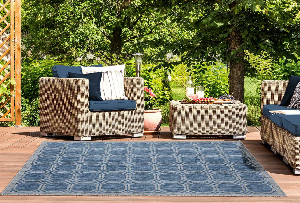 Providence Aqua Rug Collection