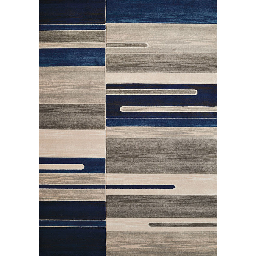 Abstract Boardwalk & Sea Rug - 8 x 11 - OUT OF STOCK UNTIL 06/11/2026