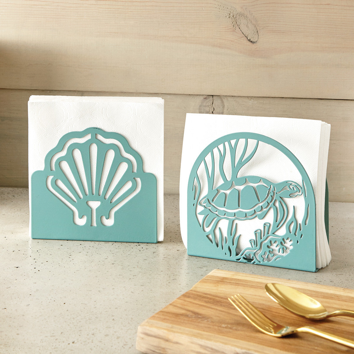 Sea Life Metal Napkin Holders