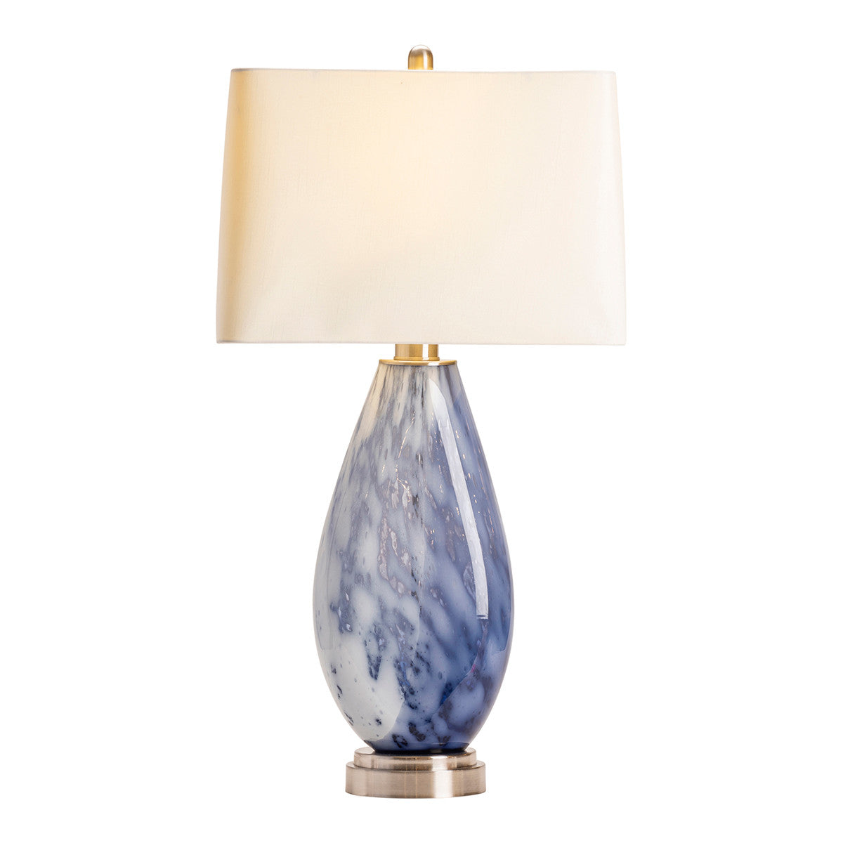 Indigo Waves Table Lamp - OVERSTOCK