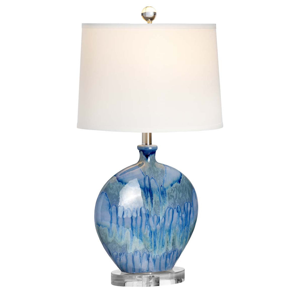 Waterfall Blues Table Lamp - Set of 2