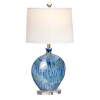 Waterfall Blues Table Lamp - Set of 2