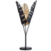 Golden Palm Fronds Table Torchiere Lamp