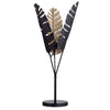 Golden Palm Fronds Table Torchiere Lamp