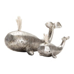 Marine Majesty Whale Sculptures - Set of 2