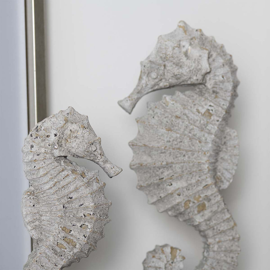 Maritime Mystic Seahorse Finials - Set of 2