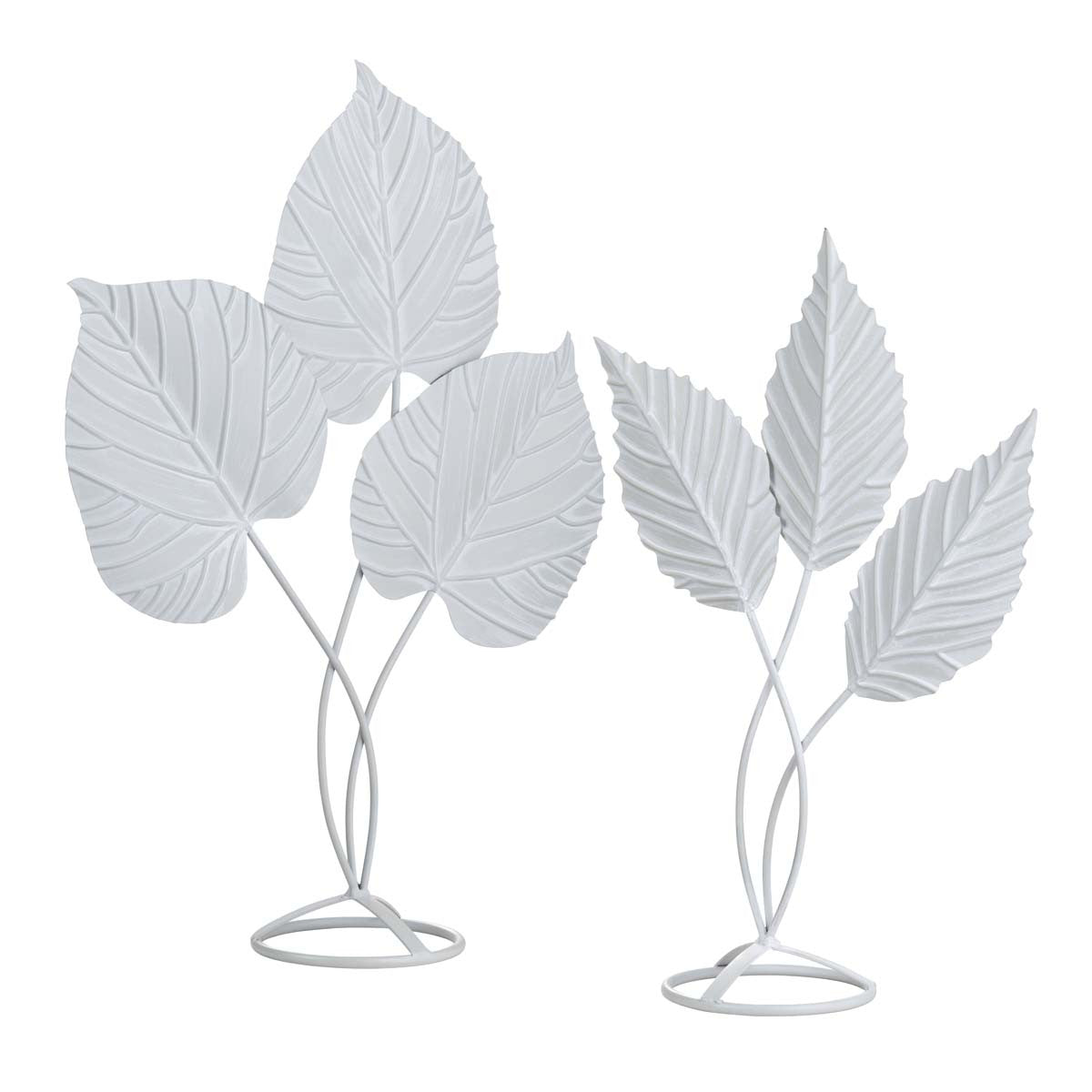 Frond Elegance Sculptures - Set of 2