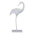 Majestic Crane Standing Sculpture
