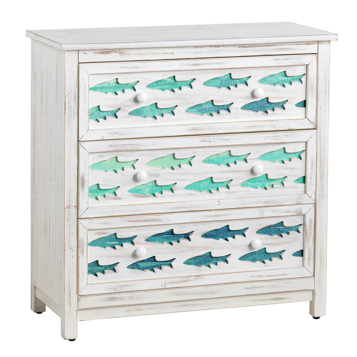 Nautical Bliss White Washed Chest - OUT OF STOCK UNTIL 09/11/2026