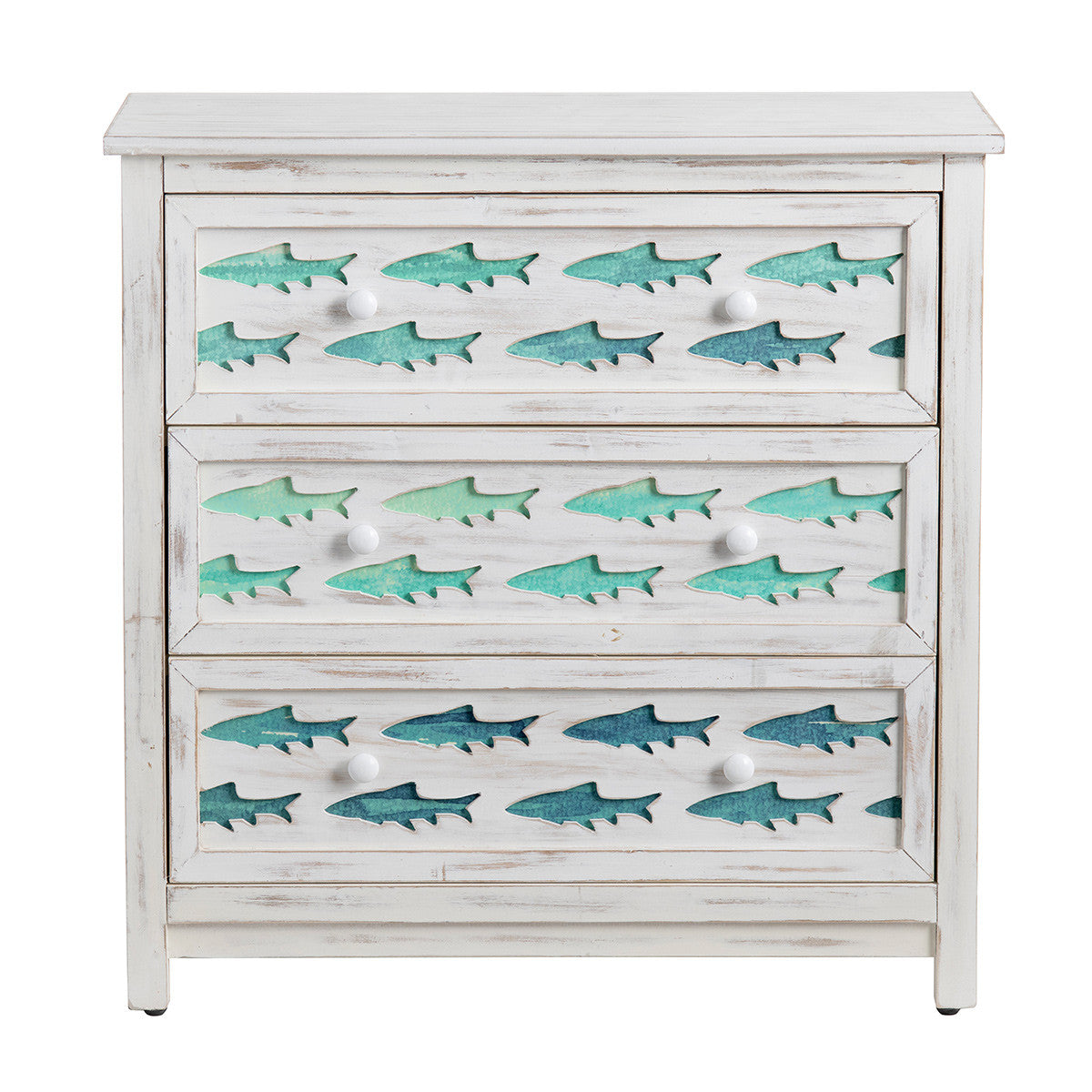 Nautical Bliss White Washed Chest - OUT OF STOCK UNTIL 09/11/2026