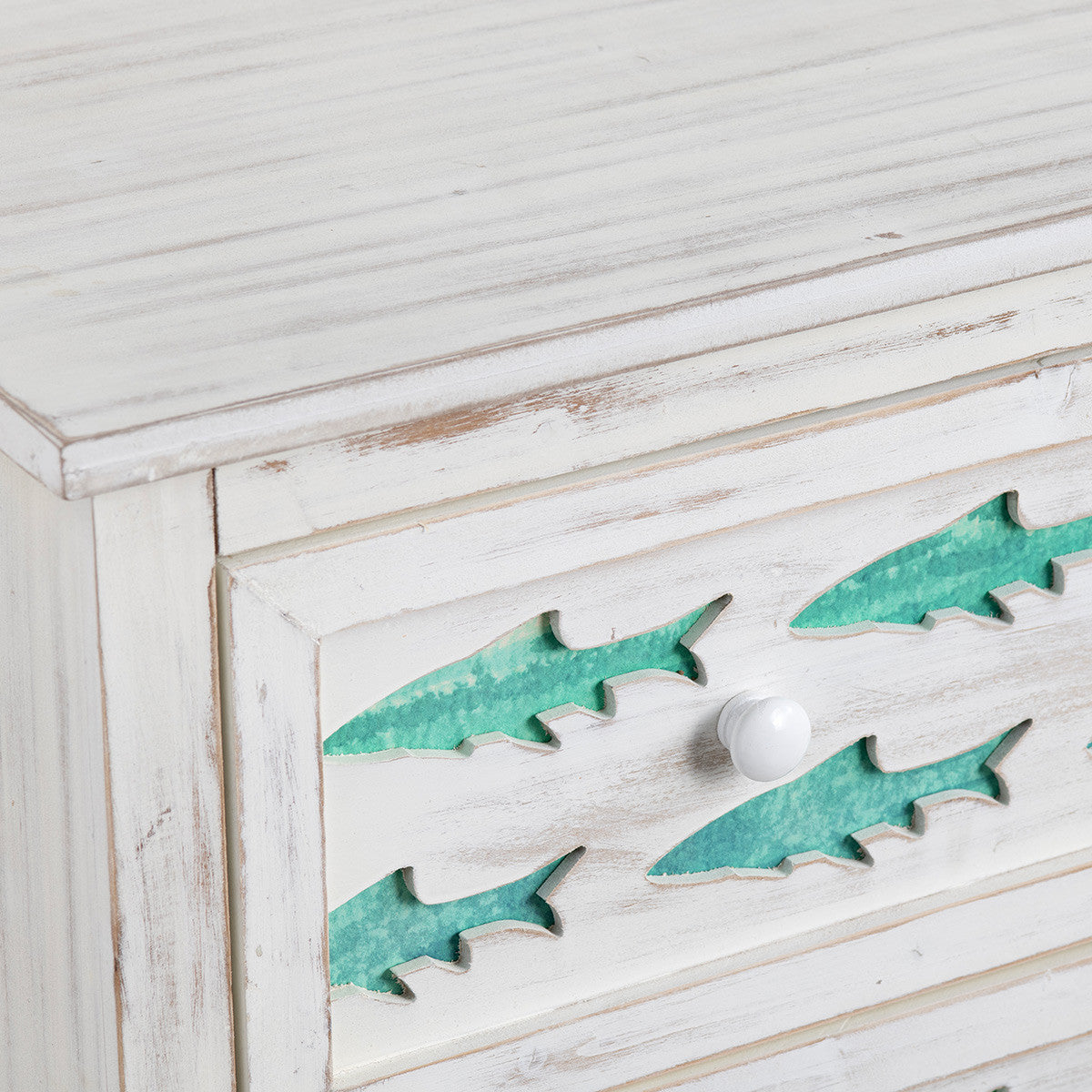 Nautical Bliss White Washed Chest - OUT OF STOCK UNTIL 09/11/2026