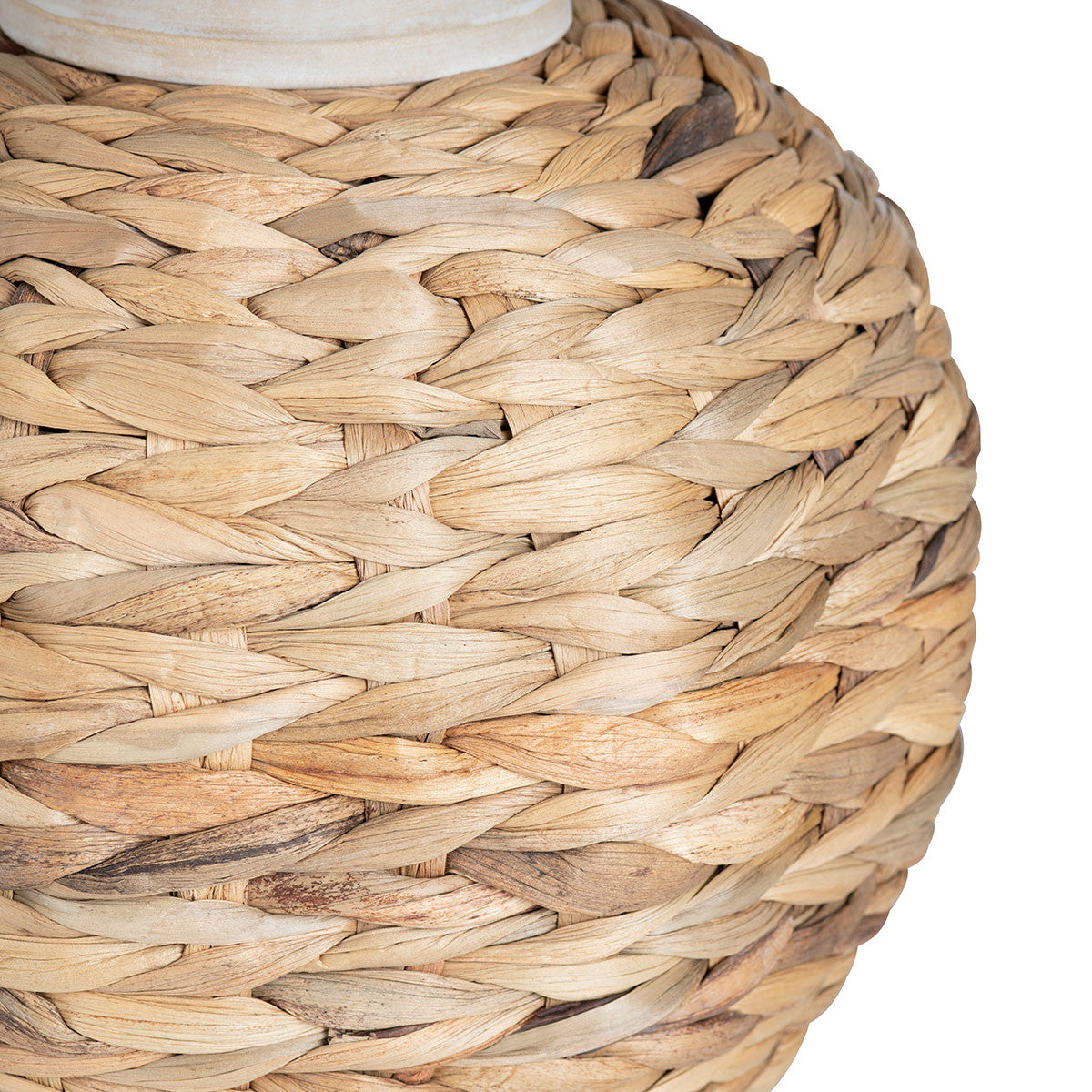 Braided Seagrass Table Lamp