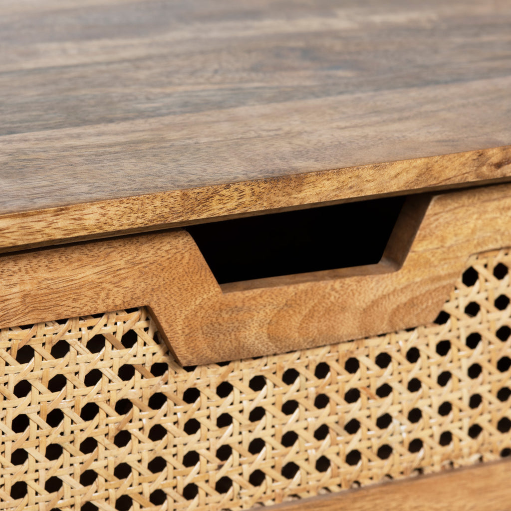 Sea Breeze Woven Accent Table