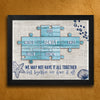 Seaside Puzzle Personalized Framed Paper Print