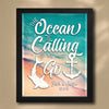Call of the Ocean Personalized Framed Print