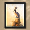 Pelican Perch Personalized Framed Canvas - Large