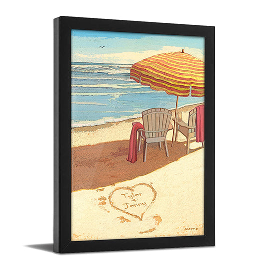 Dreamland Beach Personalized Print