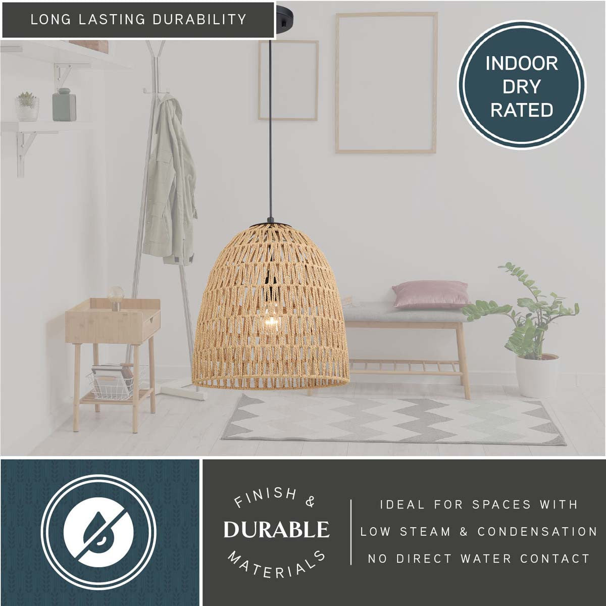Harbor Breeze Pendant Light - 14 Inch