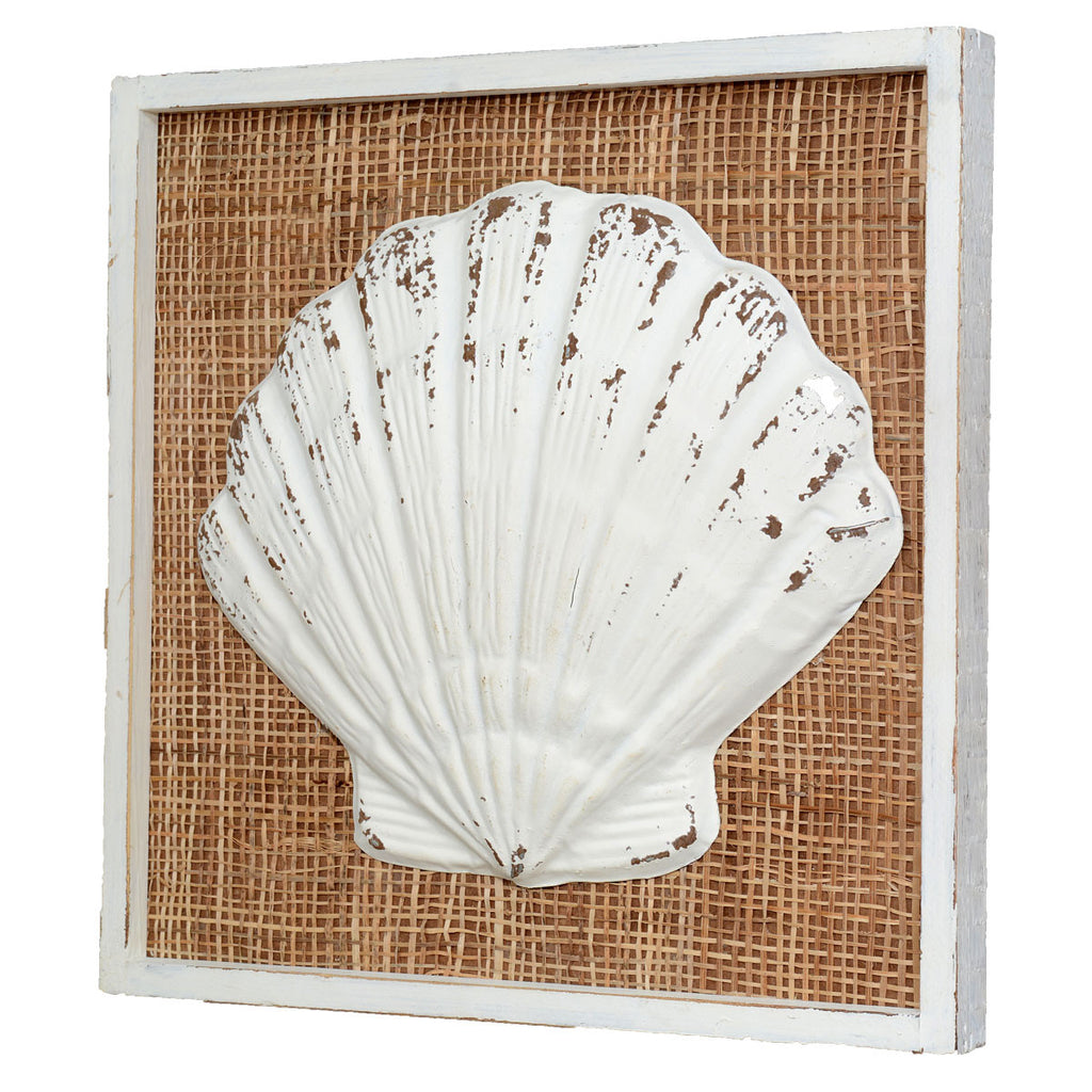 Island Shells Scallop Wall Art - CLEARANCE