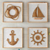 Rattan Float Framed Wall Art - CLEARANCE