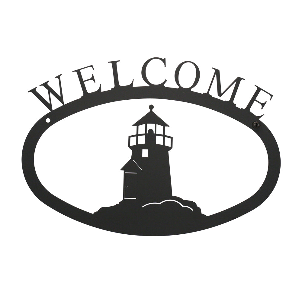 Lighthouse Welcome Sign