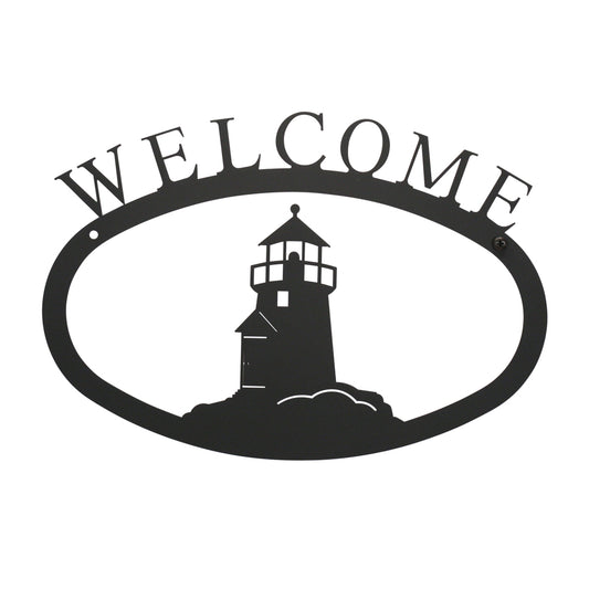 Lighthouse Welcome Sign