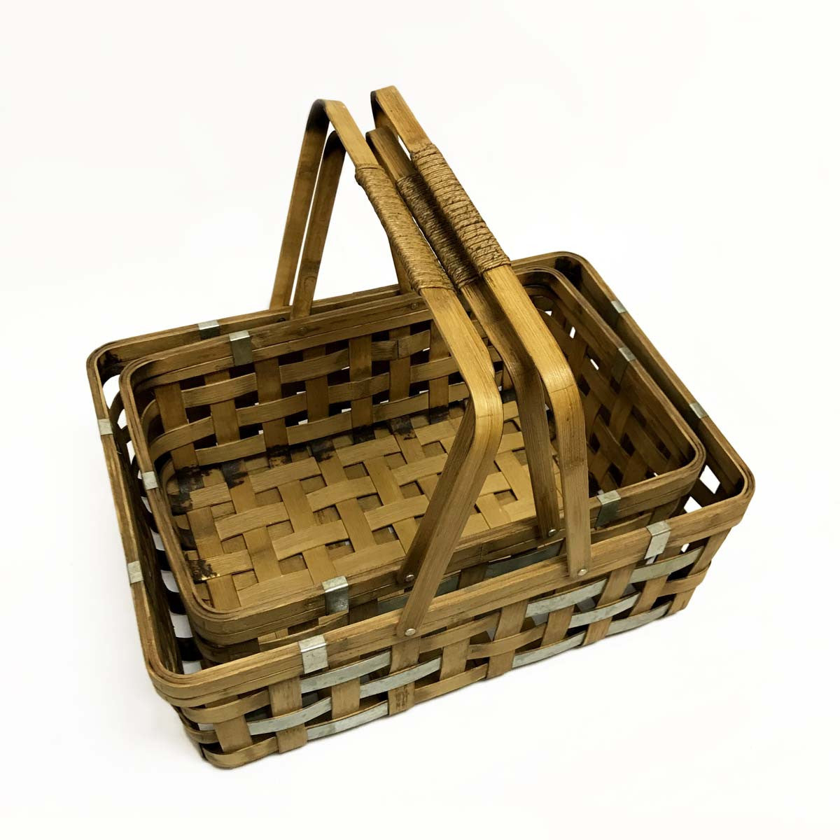 Bamboo Nesting Baskets - Set of 2
