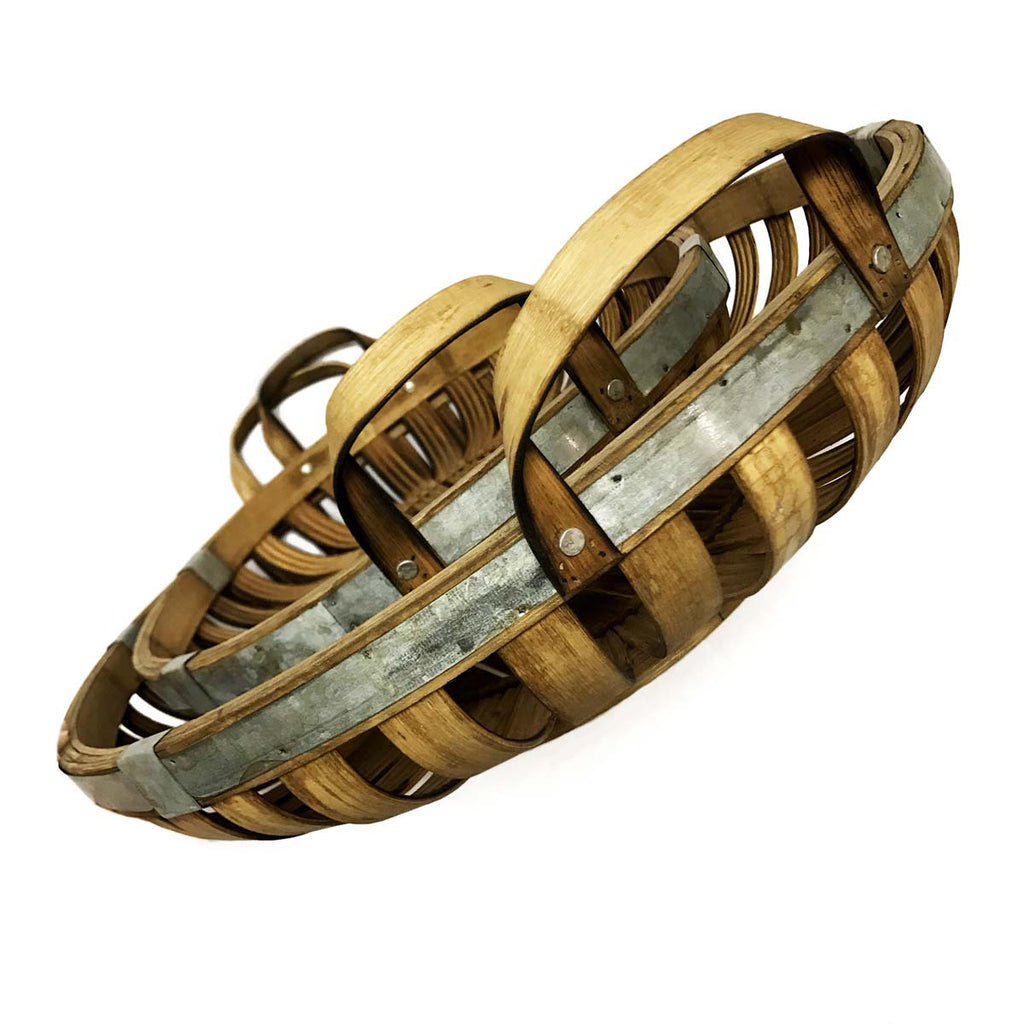 Bamboo Nesting Oval Baskets - Set of 2